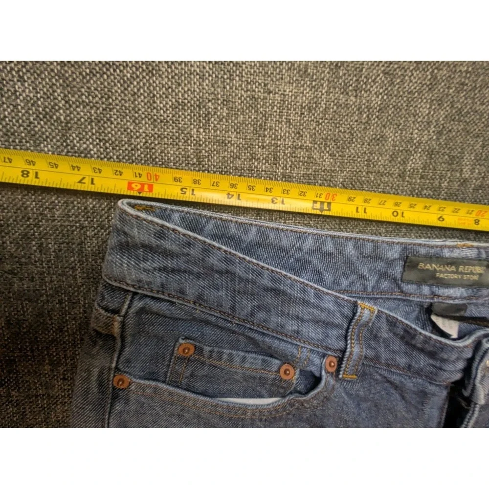 Banana Republic‎ Jeans Men's 36x30 Blue Denim Cotton Medium Wash Straight Pants